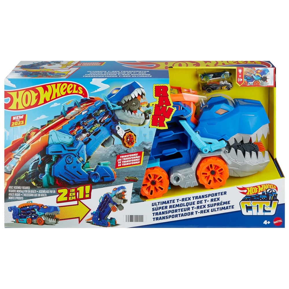 Foto 2 pulgar | Hot Wheels T Rex Camion Transportador Hng50 Mattel