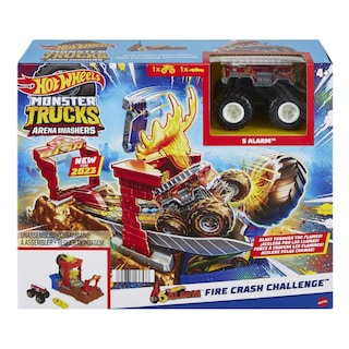 Foto 1 | Hot Wheels Monster Trucks Arena Smashers Desafio De Giro O Salto Hnb90 Matte