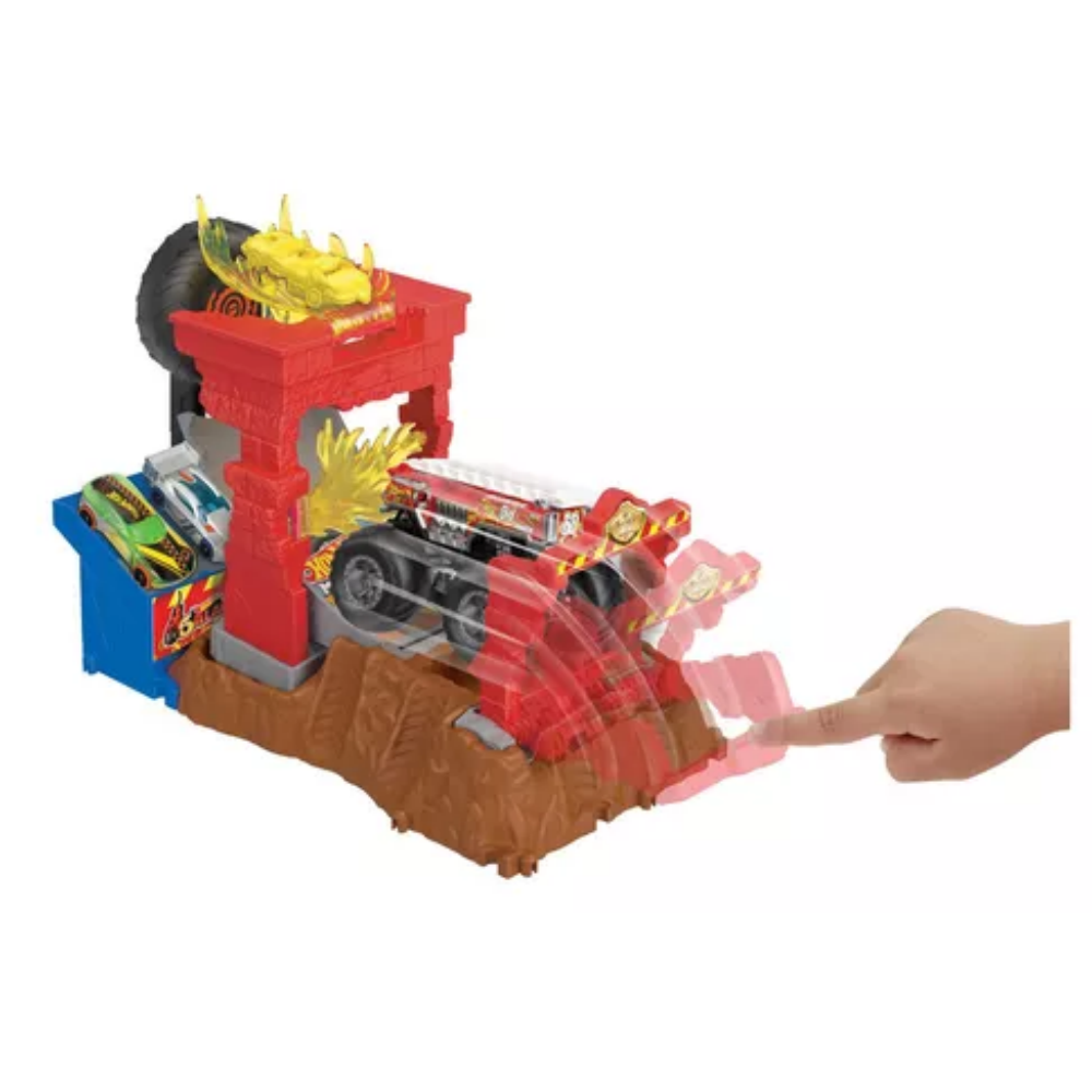 Foto 5 pulgar | Hot Wheels Monster Trucks Arena Smashers Desafio De Giro O Salto Hnb90 Matte