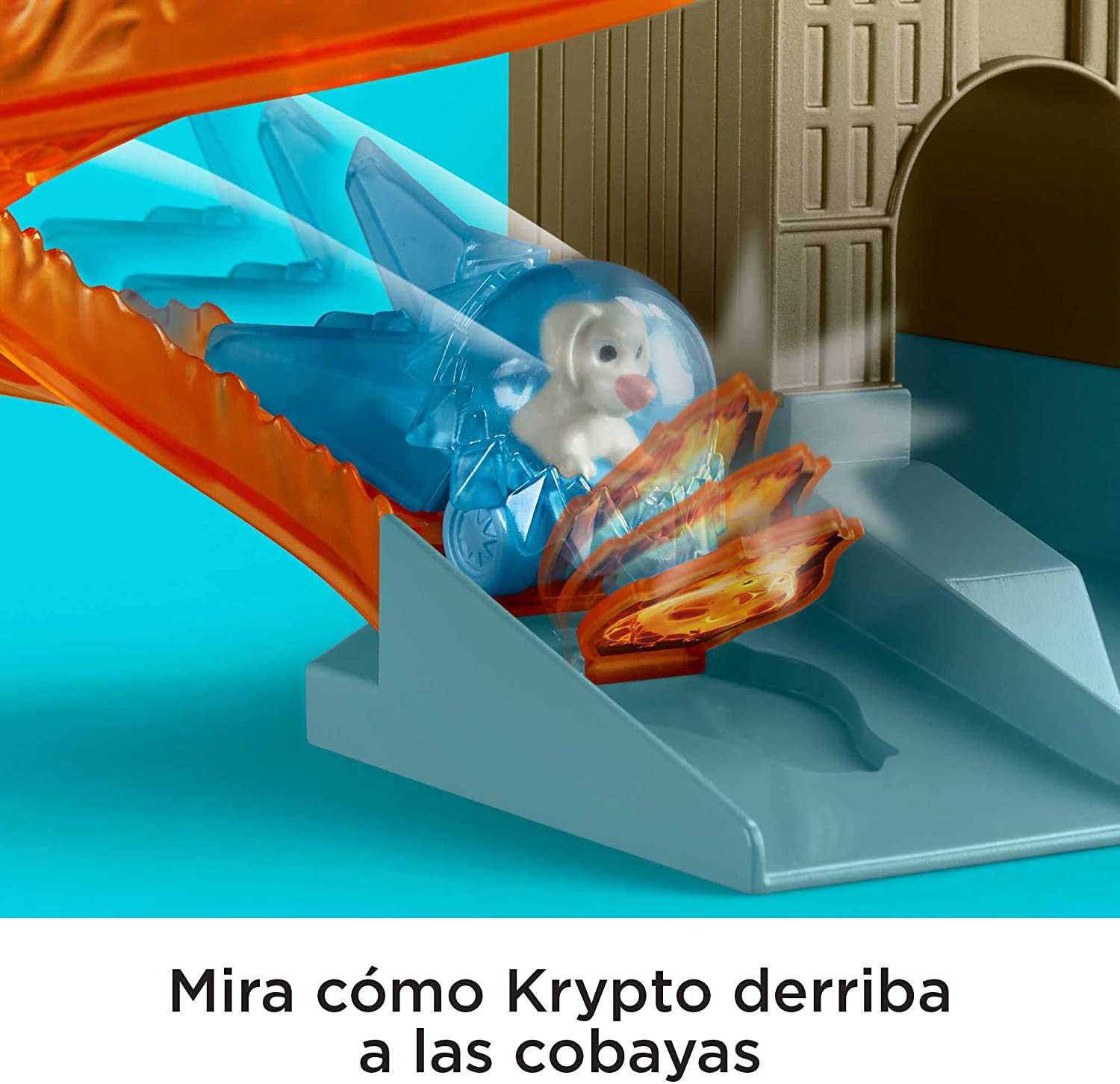 Foto 4 pulgar | Pista De Carrera Dc League Of Super Pets Planeta Rescate Hgl15 Mattel