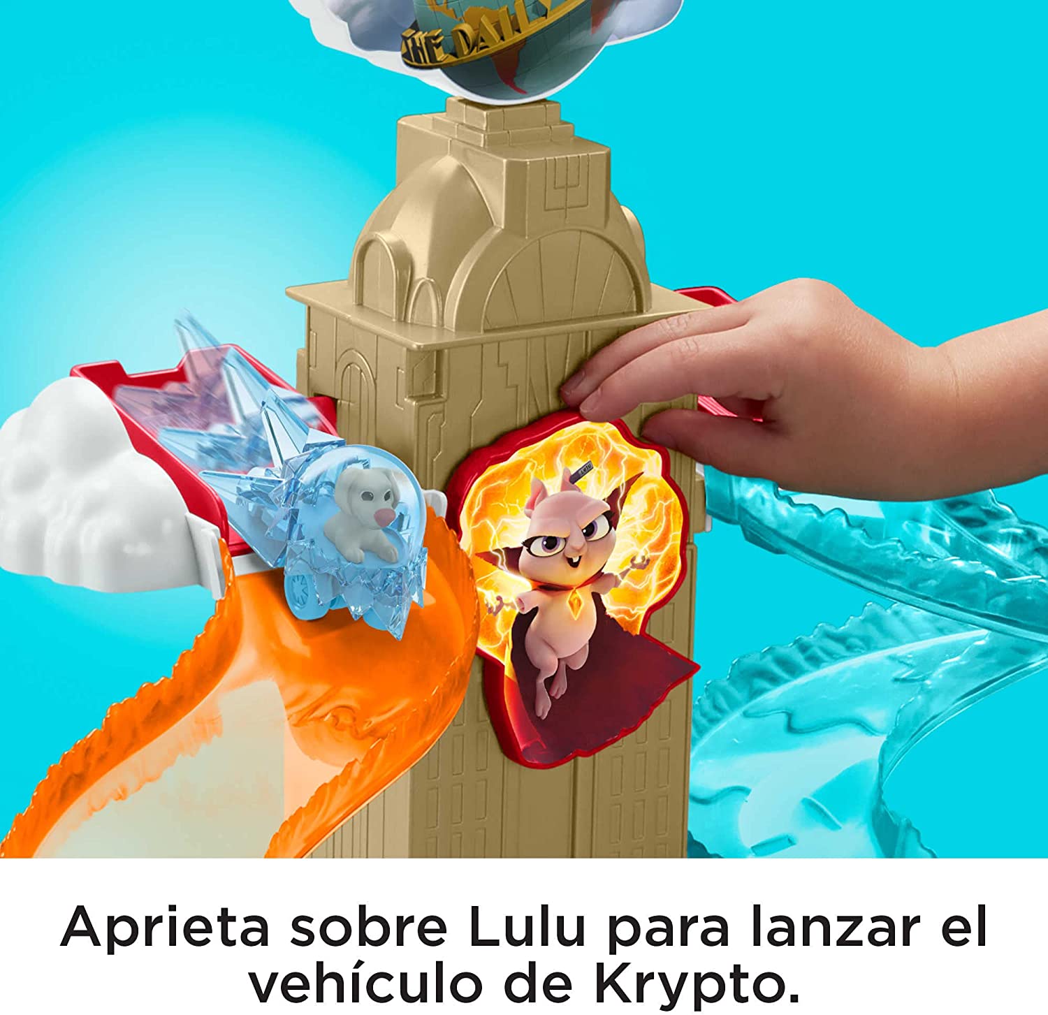 Foto 6 pulgar | Pista De Carrera Dc League Of Super Pets Planeta Rescate Hgl15 Mattel