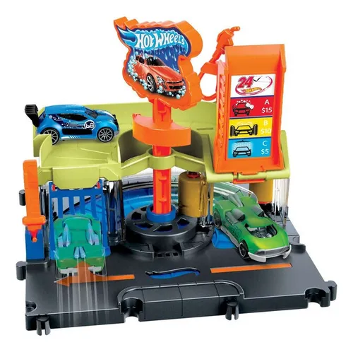 Estacion De Lavado Hot Wheels City Hdr27