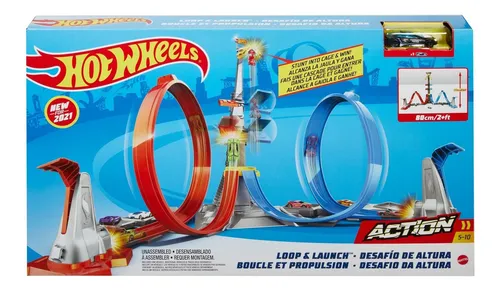 Pista De Juguete Hot Wheels Desafio En Alturas