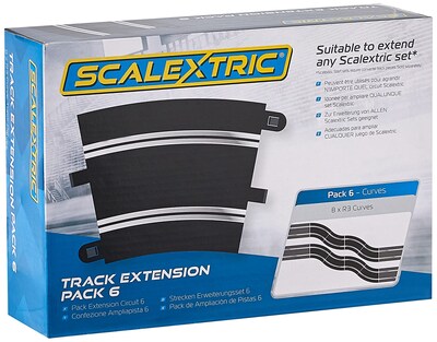 Foto 1 | Paquete De Extensión Scalextric A Escala 1:32 Con Radio De 3 Curvas X 8 - Venta Internacional.
