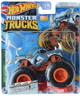 Foto 1 | Coche De Juguete Hot Wheels Monster Trucks Rhinomite A Escala 1:64 - Venta Internacional.