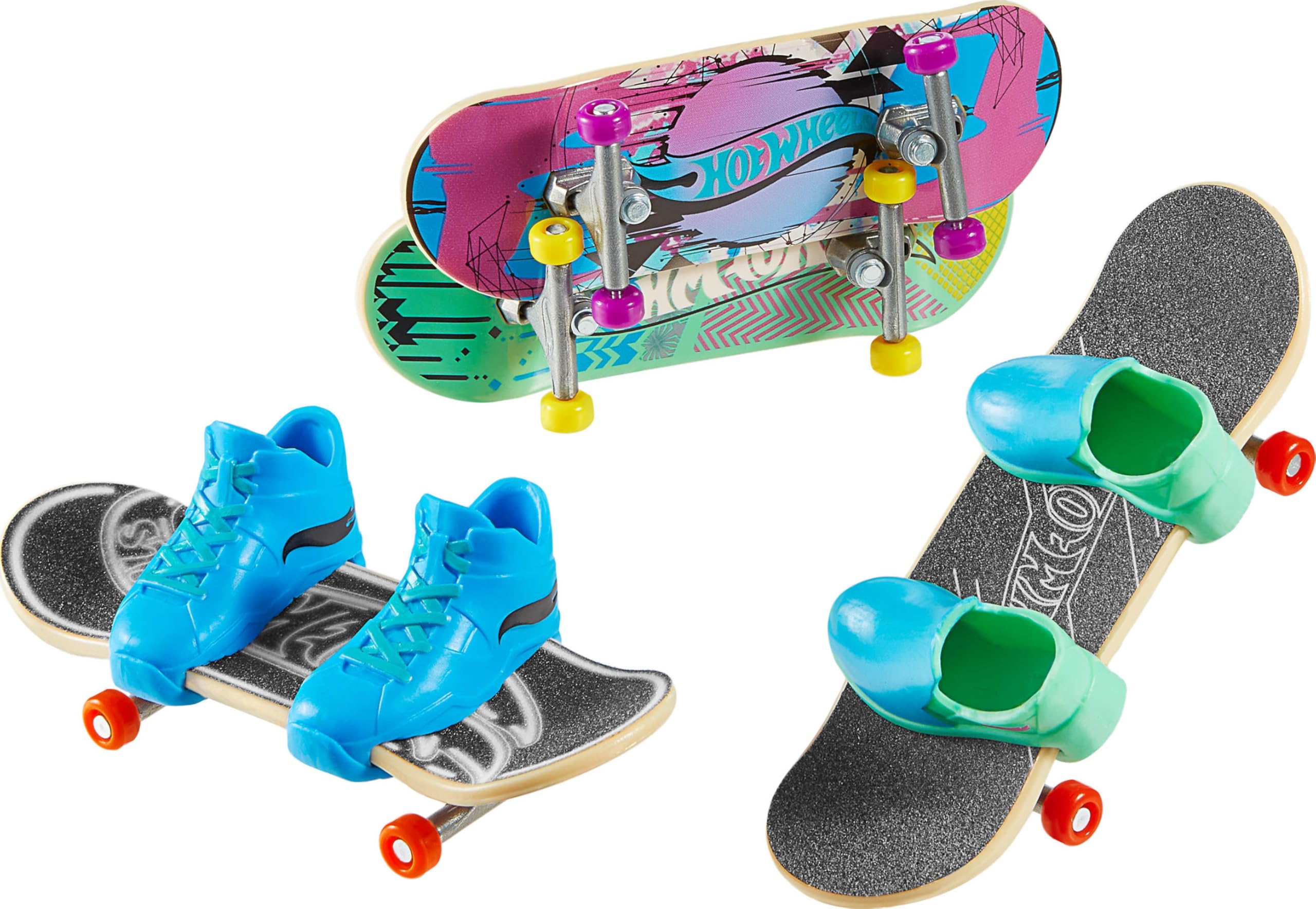 Foto 3 pulgar | Diapasón Skate Hot Wheels Skate Tony Hawk Con Zapatillas De Skate - Venta Internacional.