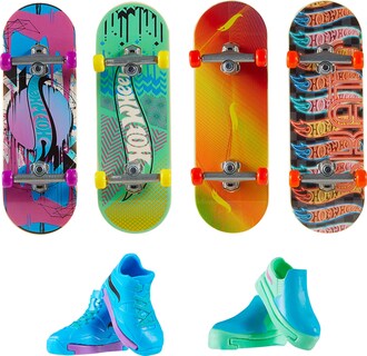 Foto 4 | Diapasón Skate Hot Wheels Skate Tony Hawk Con Zapatillas De Skate - Venta Internacional.