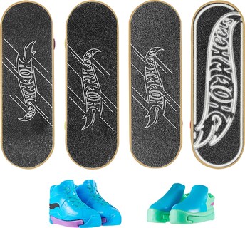 Foto 5 | Diapasón Skate Hot Wheels Skate Tony Hawk Con Zapatillas De Skate - Venta Internacional.