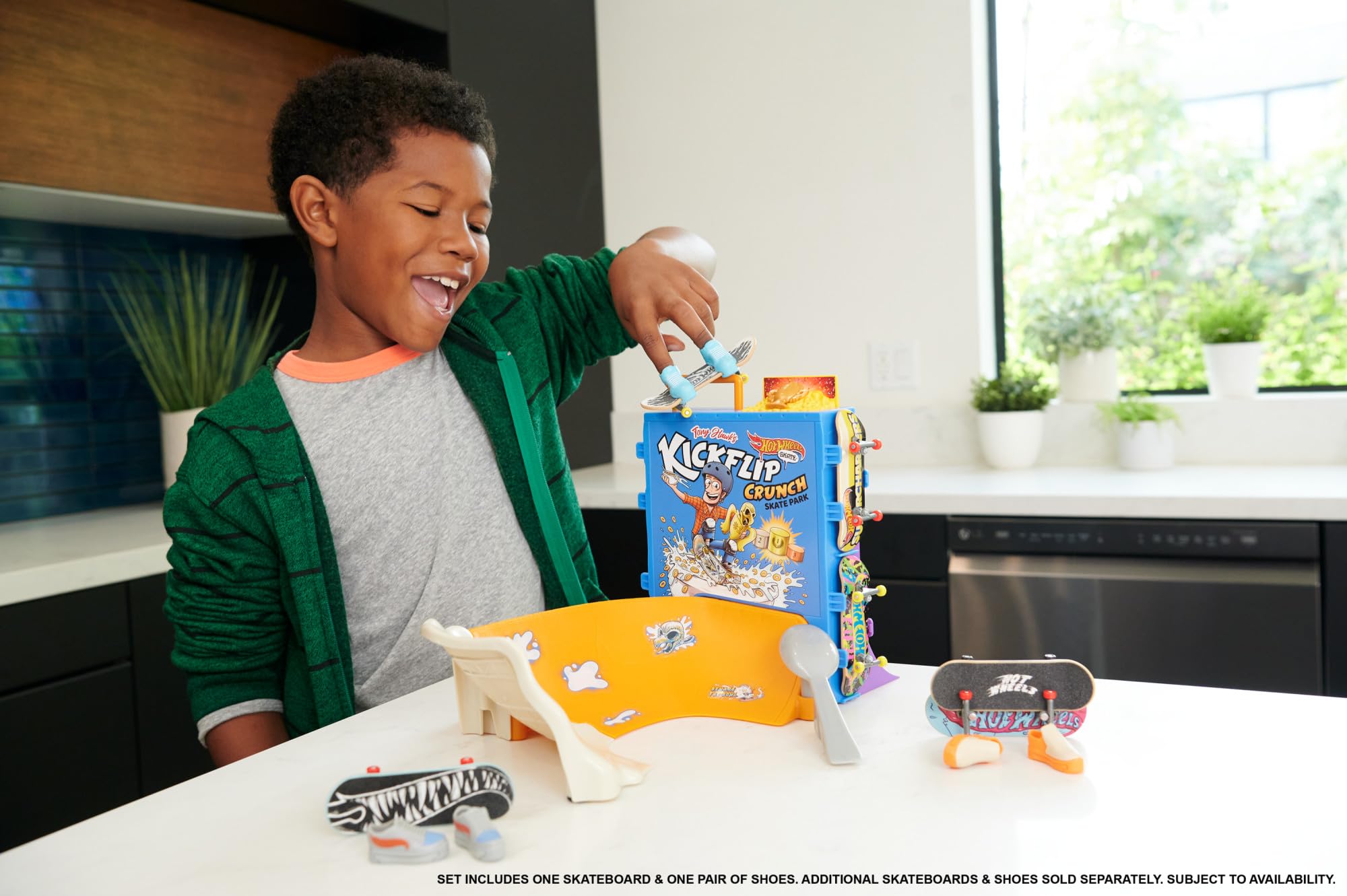 Foto 3 pulgar | Juego De Diapasones Skate Tony Hawk Cereal Bowl Hot Wheels - Venta Internacional.