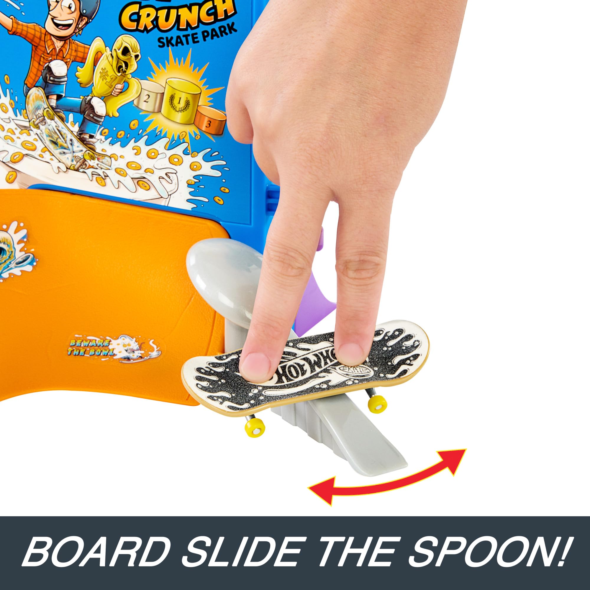 Foto 5 pulgar | Juego De Diapasones Skate Tony Hawk Cereal Bowl Hot Wheels - Venta Internacional.
