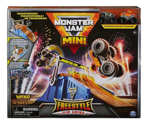 Foto 1 | Monster Jam Mini Freestyle Flip Arena Spin Master
