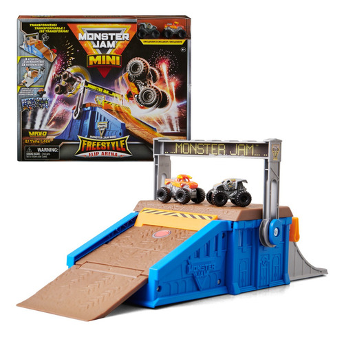 Foto 3 pulgar | Monster Jam Mini Freestyle Flip Arena Spin Master