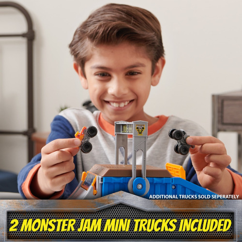 Foto 4 pulgar | Monster Jam Mini Freestyle Flip Arena Spin Master