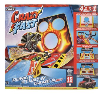 Foto 1 | Crazy Fast Pista 4 En 1 Dunk Stunt Game Set Little Tikes
