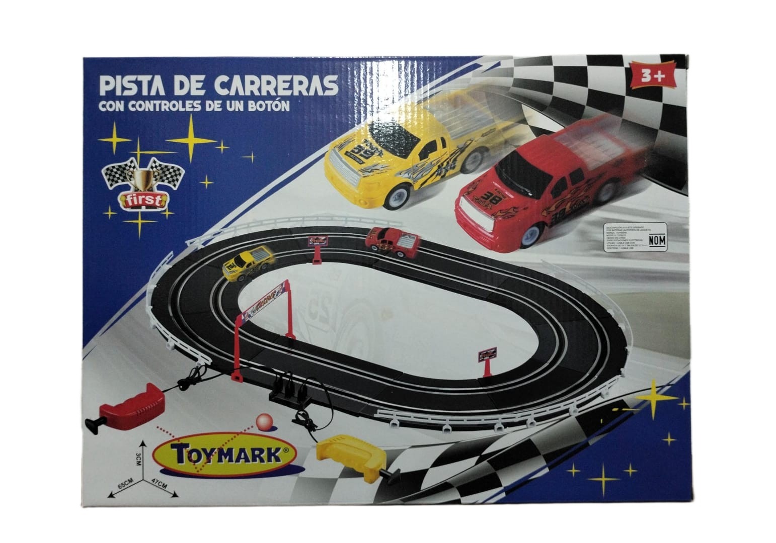 Foto 2 pulgar | Pista De Carrerras Con Control De Un Boton