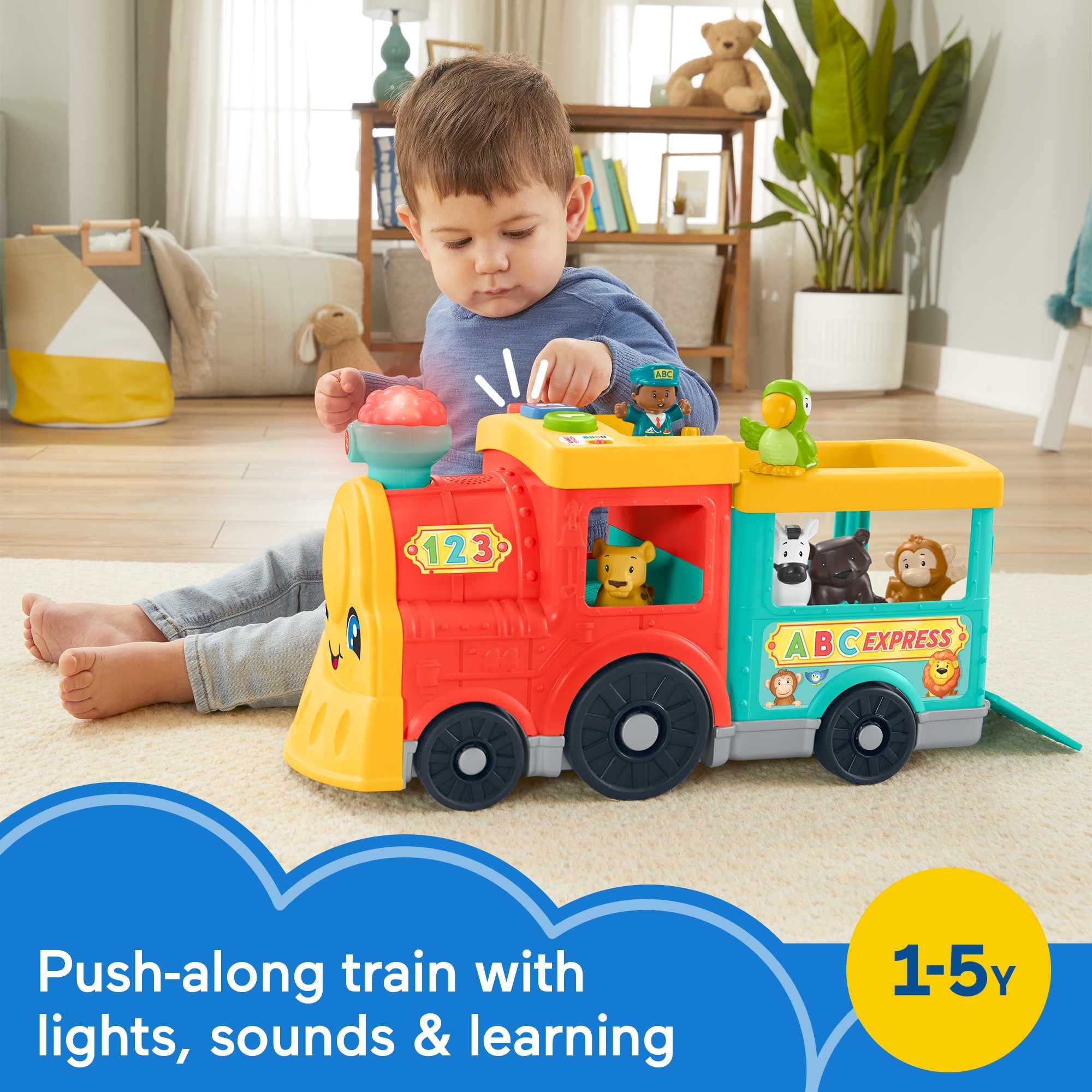 Foto 3 pulgar | Juguete Didáctico Fisher-price Little People Big Abc Animal Train - Venta Internacional.