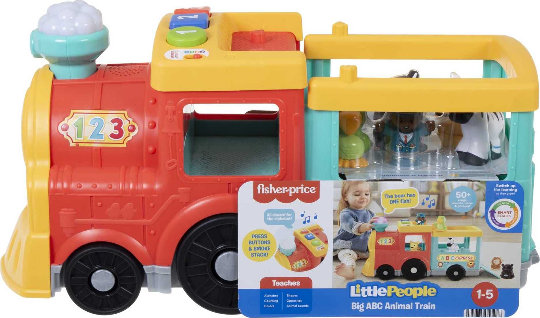 Foto 7 pulgar | Juguete Didáctico Fisher-price Little People Big Abc Animal Train - Venta Internacional.