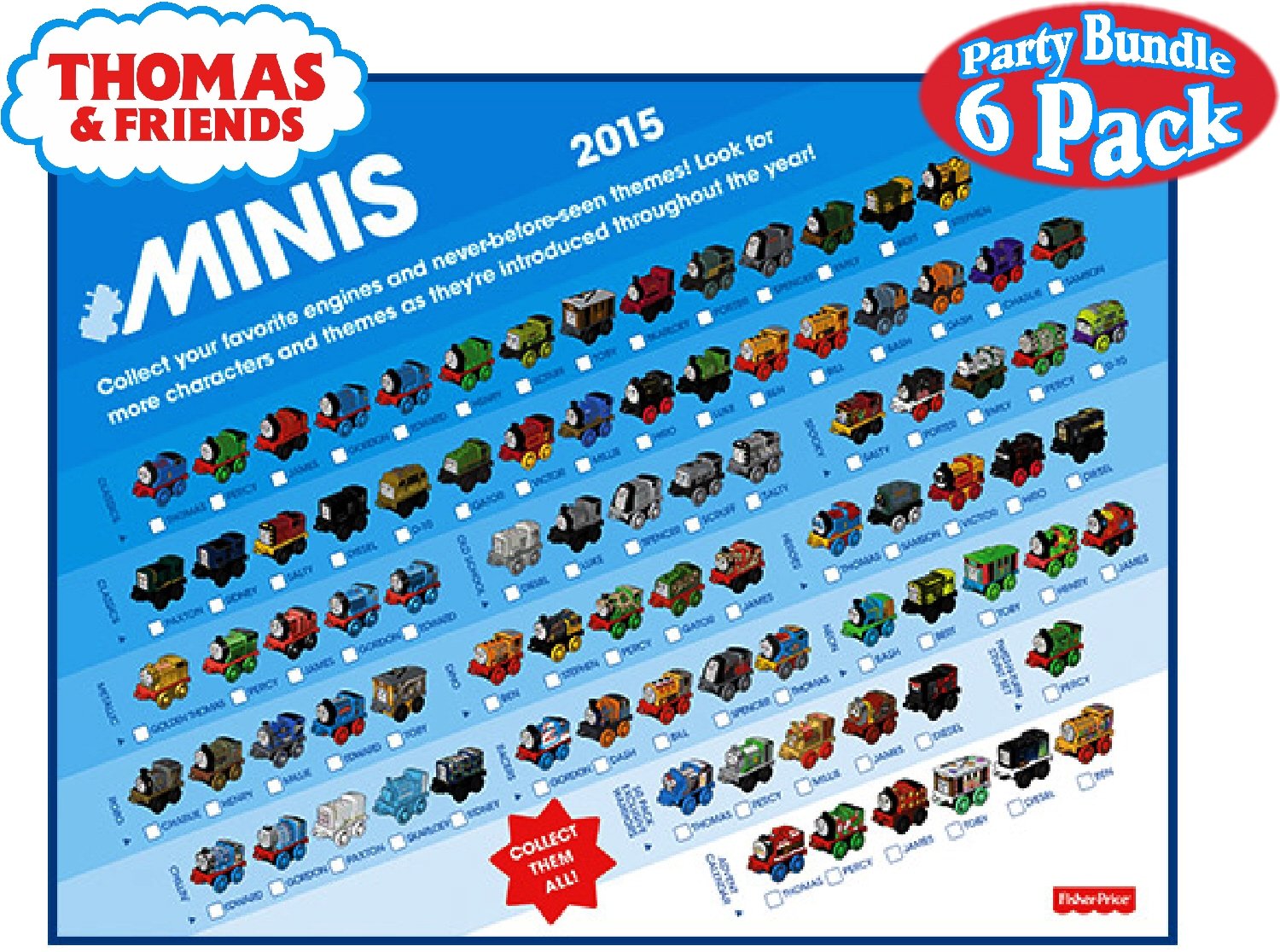 Foto 4 pulgar | Bolsas Sorpresa Thomas & Friends Minis 6 Piezas - Venta Internacional