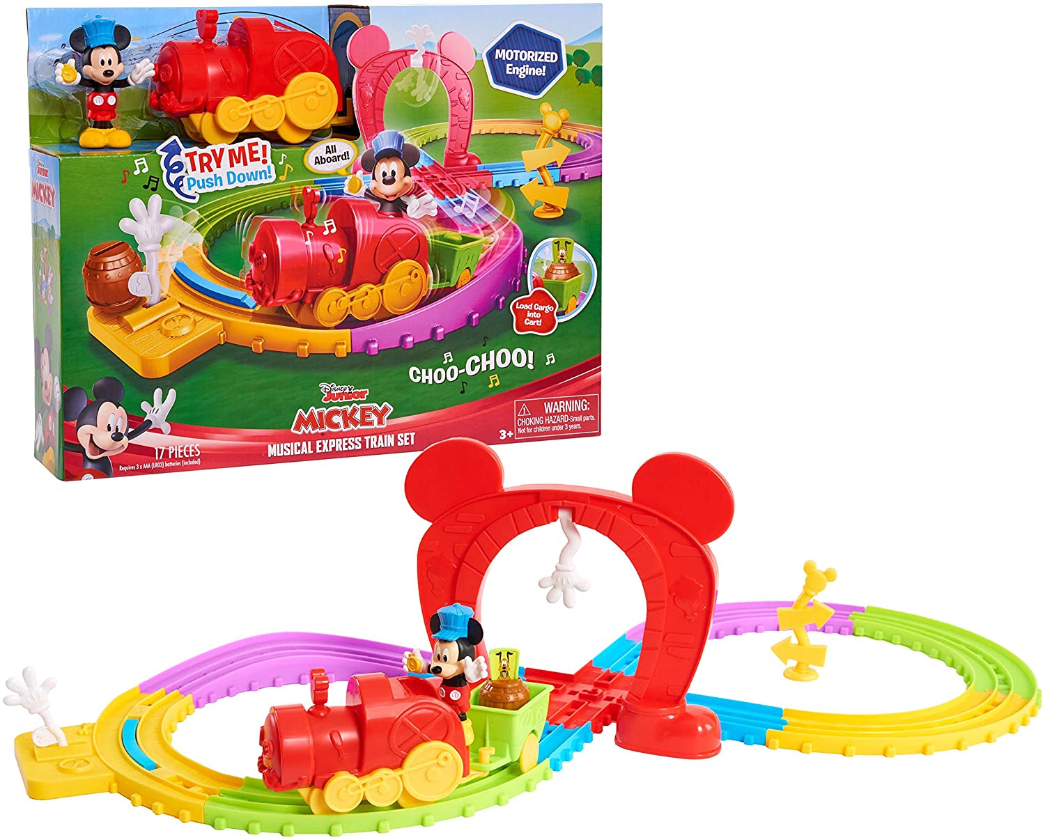 Foto 2 pulgar | Set de Tren Mickey's Musical Express de Mickey Mouse de Disney - Venta Internacional