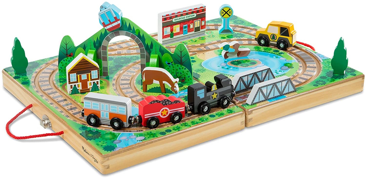 Ferrocarril de Mesa Toy Melissa & Doug de Madera - Venta Internacional $984