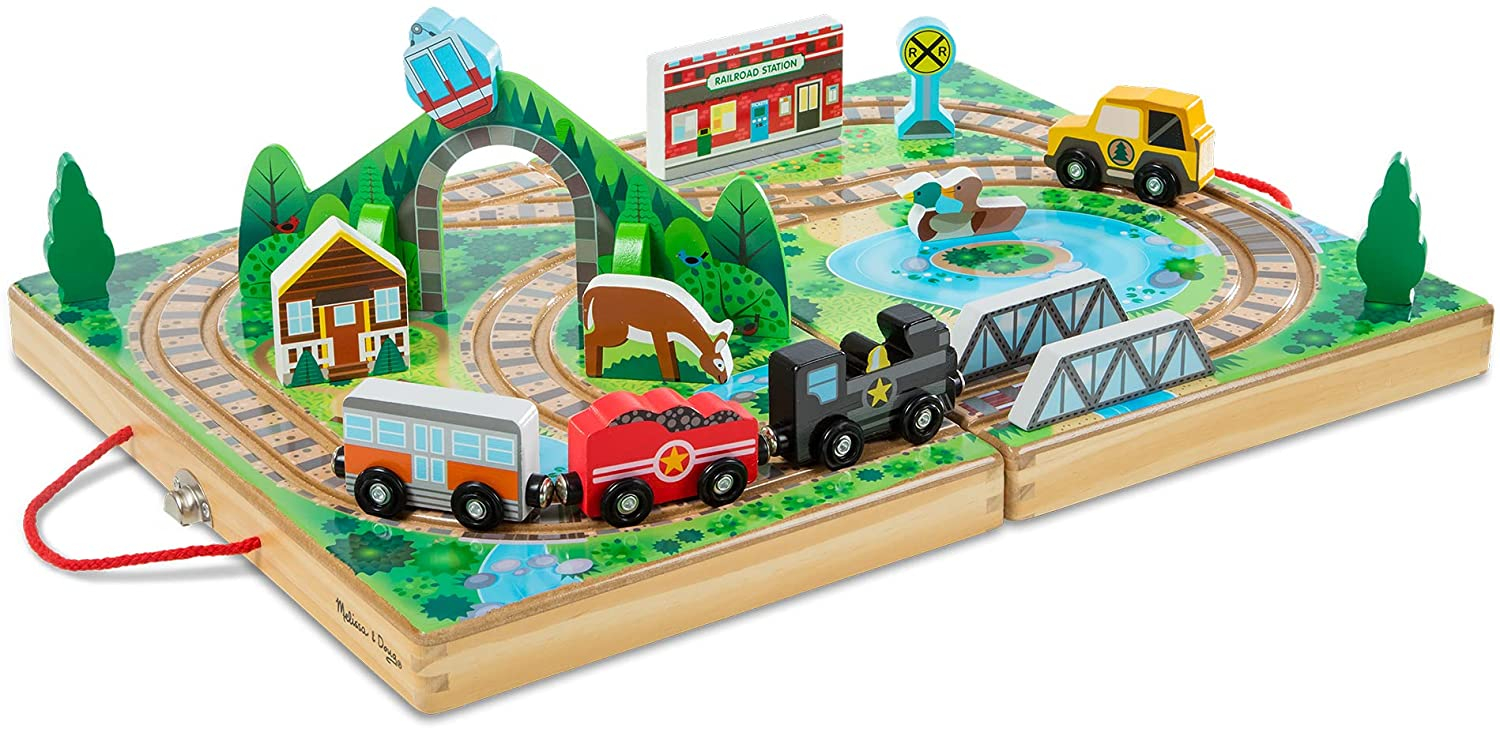 Ferrocarril de Mesa Toy Melissa & Doug de Madera - Venta Internacional