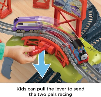 Foto 3 | Toy Train Set Thomas y Sus Amigos Compiten Por La Copa Sodor - Venta Internacional