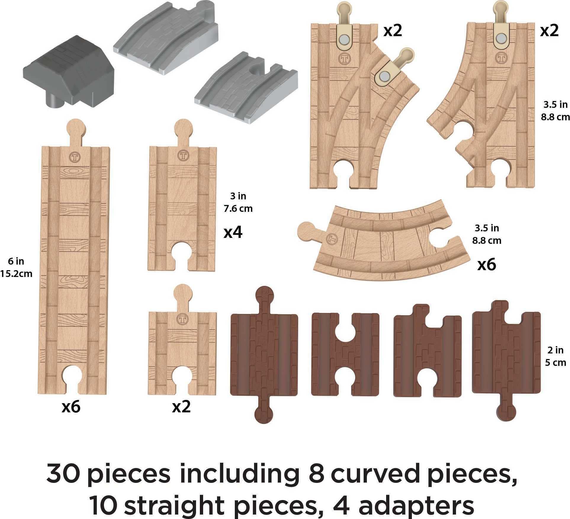 Foto 6 pulgar | Juego De Orugas De Juguete Thomas & Friends Wooden Railway, 22 Piezas - Venta Internacional.