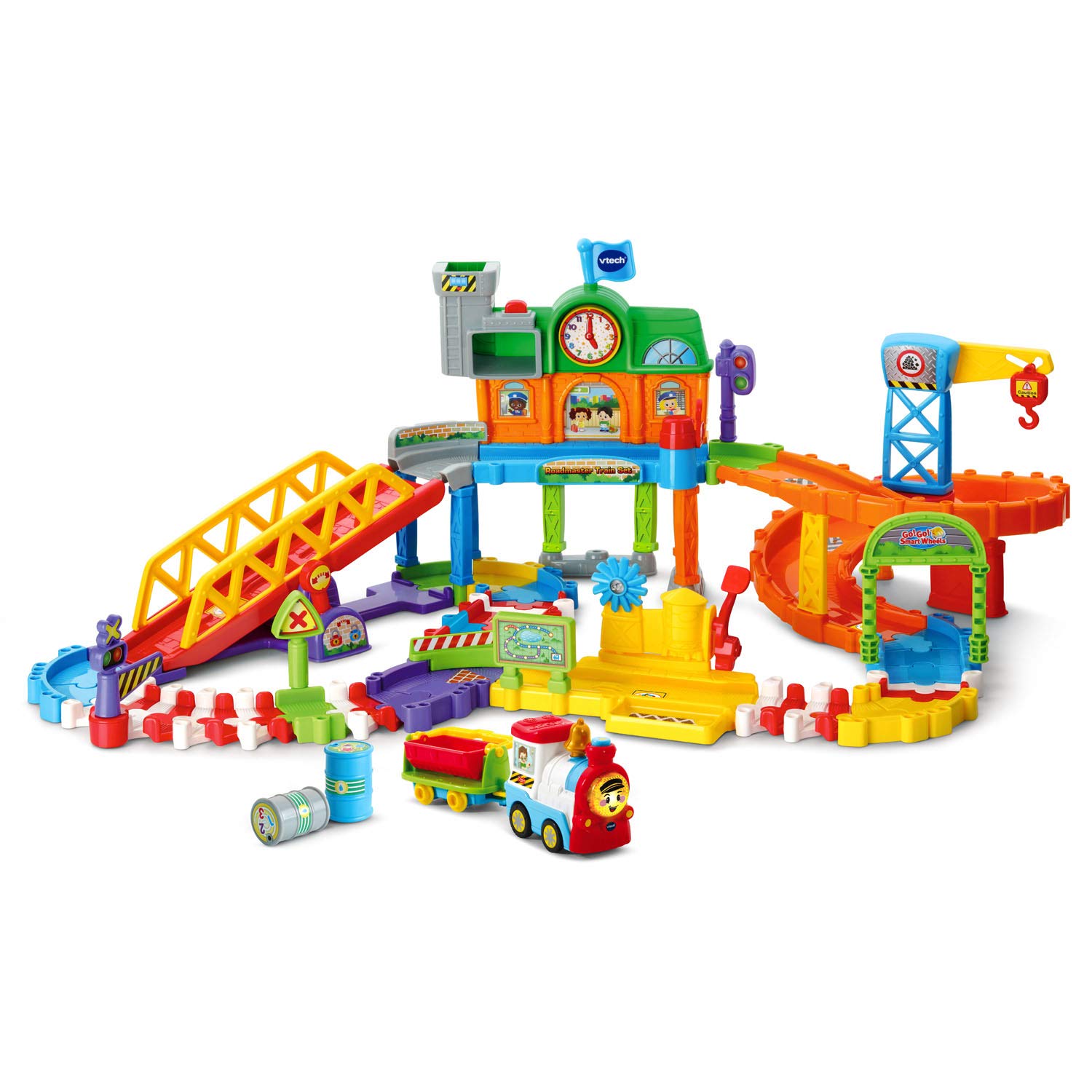 Foto 2 pulgar | Set De Tren Vtech Go! ¡vamos! Ruedas Inteligentes Roadmaster Multicolor - Venta Internacional.