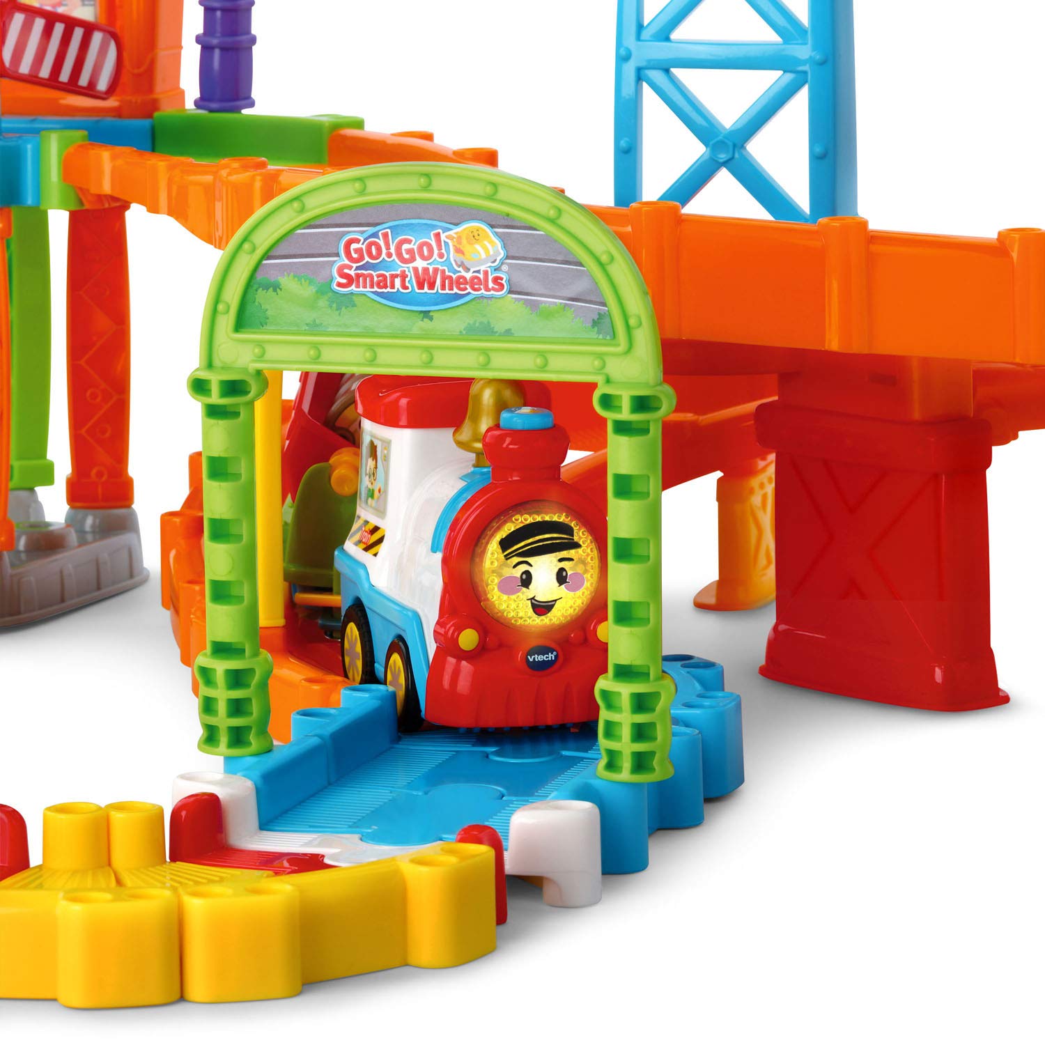 Foto 6 | Set De Tren Vtech Go! ¡vamos! Ruedas Inteligentes Roadmaster Multicolor - Venta Internacional.