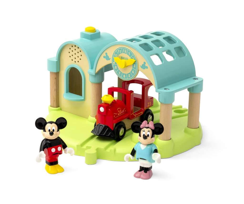 Foto 6 pulgar | Set De Tren De Juguete De Madera Brio Disney Mickey Mouse Record & Play - Venta Internacional.