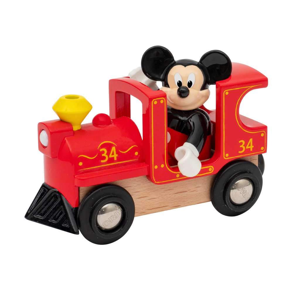 Foto 7 pulgar | Set De Tren De Juguete De Madera Brio Disney Mickey Mouse Record & Play - Venta Internacional.