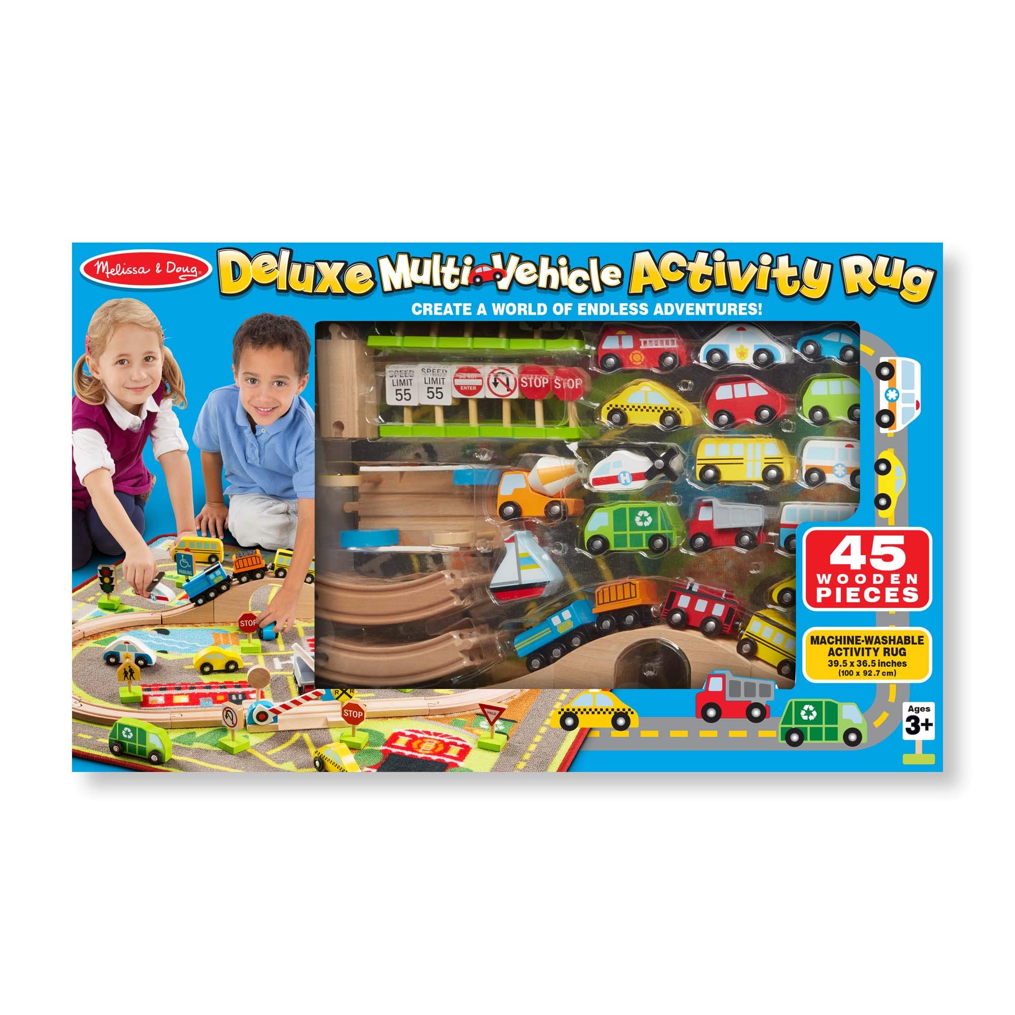 Foto 2 pulgar | Alfombra Deportiva Melissa & Doug Deluxe Para Múltiples Vehículos, 19 Vehículos - Venta Internacional.