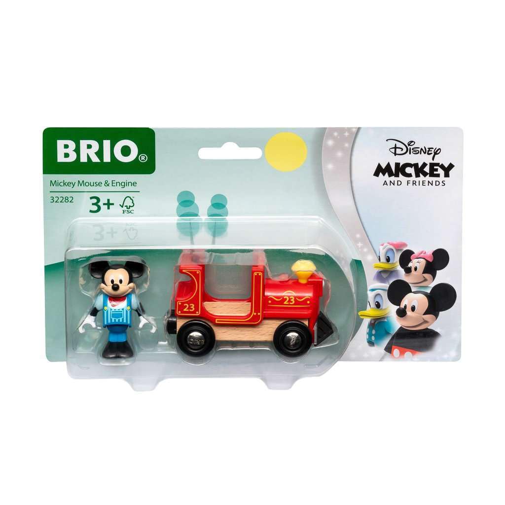 Foto 2 pulgar | Set De Tren Brio Disney Mickey Mouse & Engine Para Niños Mayores De 3 Años - Venta Internacional.