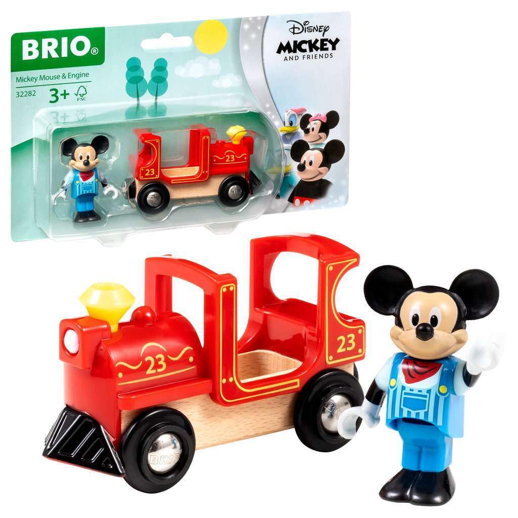 Foto 4 pulgar | Set De Tren Brio Disney Mickey Mouse & Engine Para Niños Mayores De 3 Años - Venta Internacional.