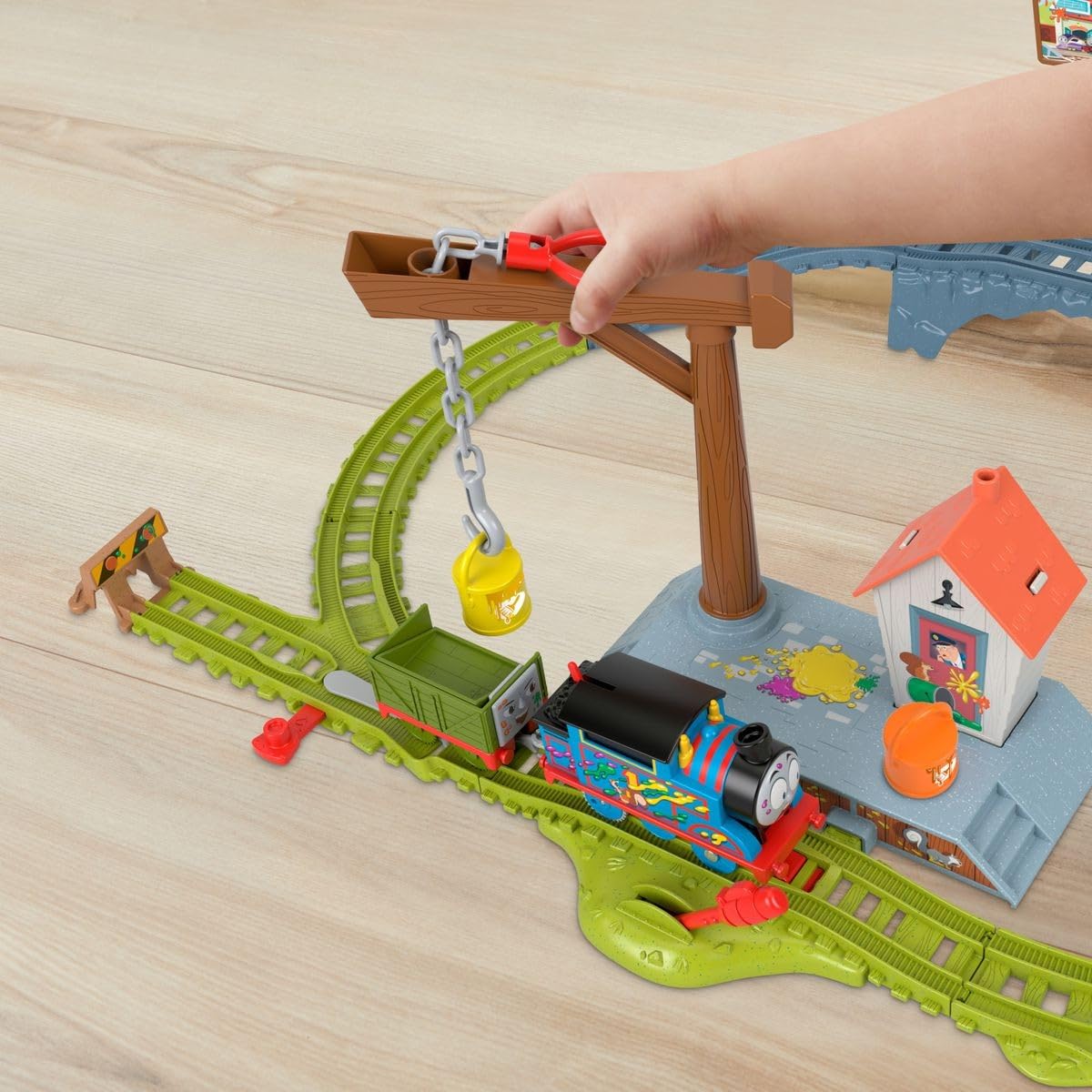 Foto 4 | Set De Tren De Juguete Motorizado Thomas & Friends Paint Delivery 3+ - Venta Internacional.