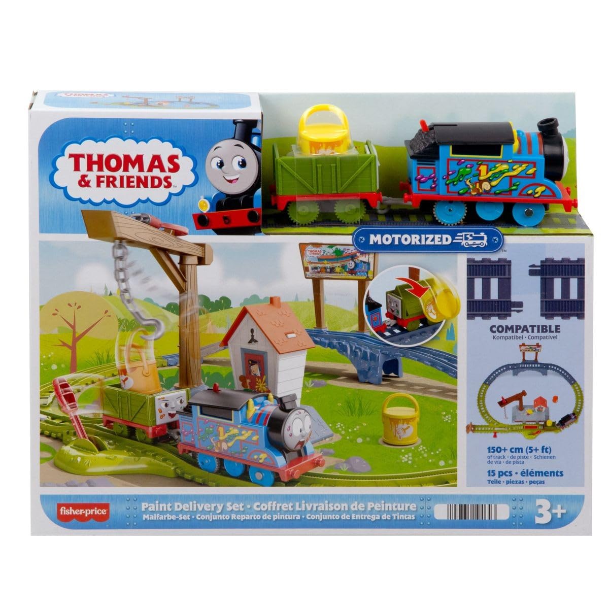 Foto 6 pulgar | Set De Tren De Juguete Motorizado Thomas & Friends Paint Delivery 3+ - Venta Internacional.