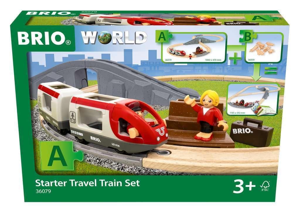 Foto 2 pulgar | Set De Tren De Juguete Brio World Starter Travel, 22 Piezas, Para Niños Mayores De 3 Años - Venta Internacional.