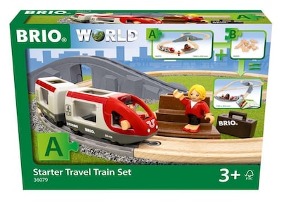 Foto 1 | Set De Tren De Juguete Brio World Starter Travel, 22 Piezas, Para Niños Mayores De 3 Años - Venta Internacional.
