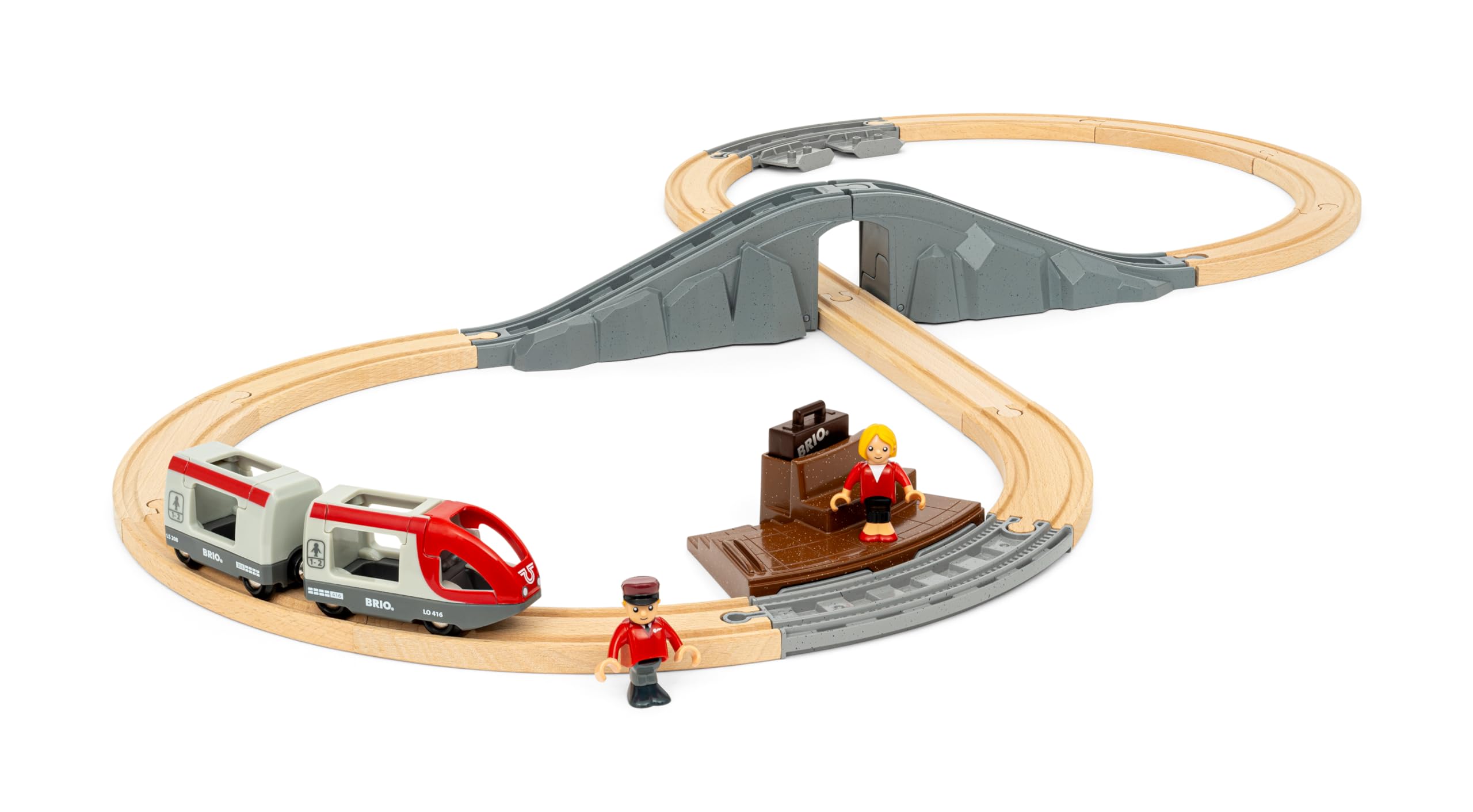 Foto 4 | Set De Tren De Juguete Brio World Starter Travel, 22 Piezas, Para Niños Mayores De 3 Años - Venta Internacional.