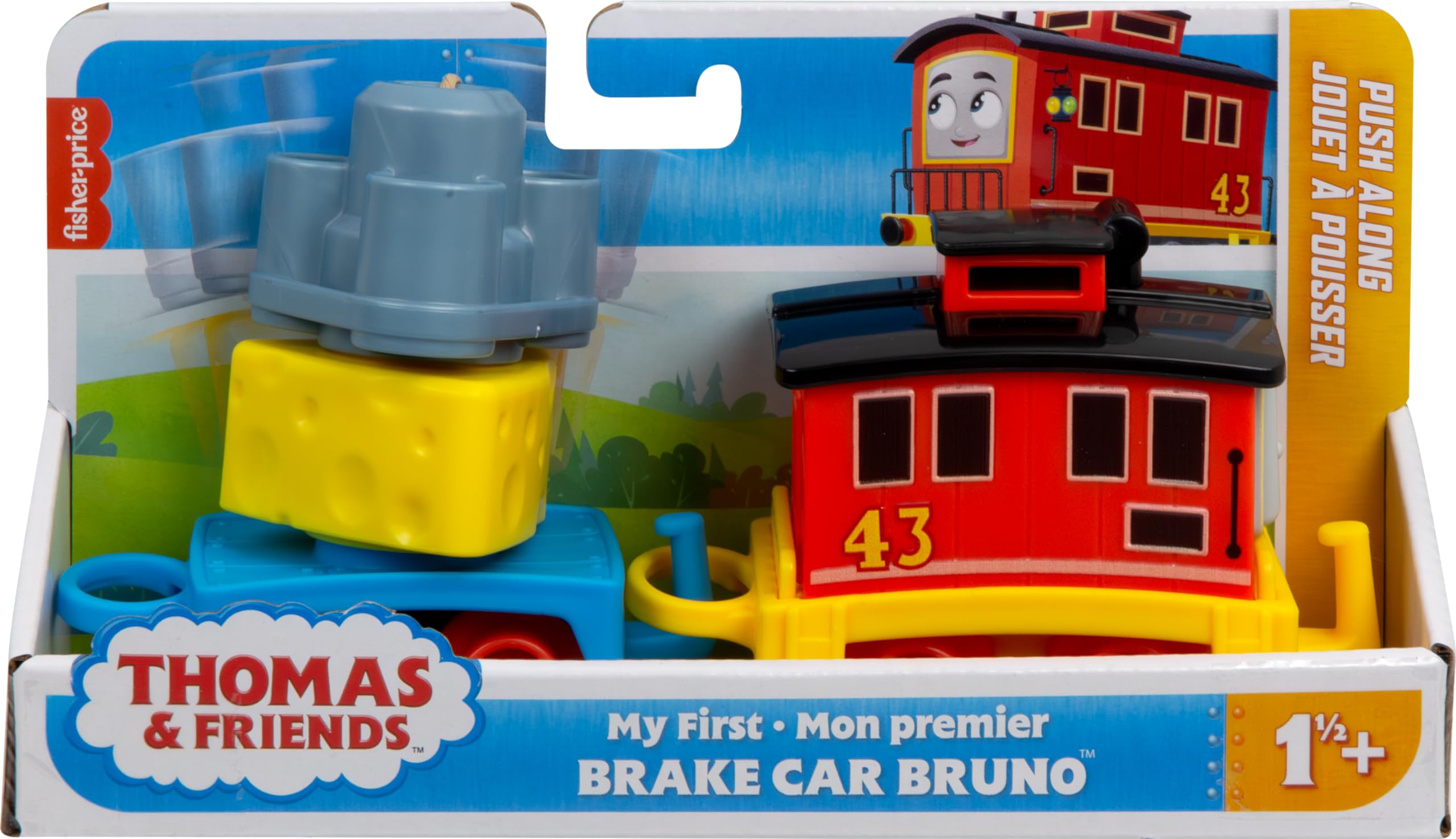 Foto 7 pulgar | Toy Thomas & Friends Mi Primer Coche Con Frenos Bruno, 18 Meses O Más - Venta Internacional.