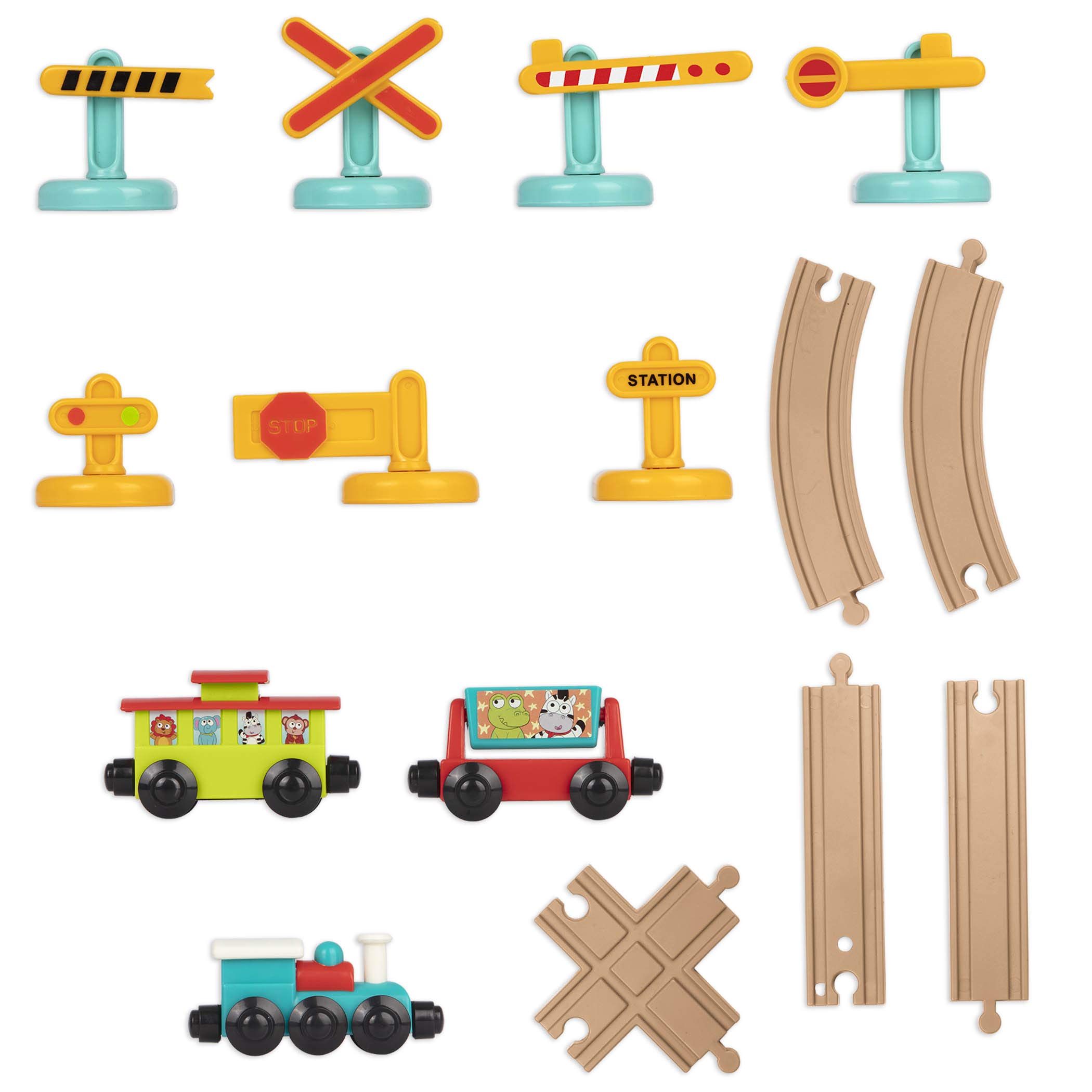 Foto 3 pulgar | Set De Tren Battat All Aboard De 29 Piezas Con Trenes Y Accesorios, 2 Unidades - Venta Internacional.