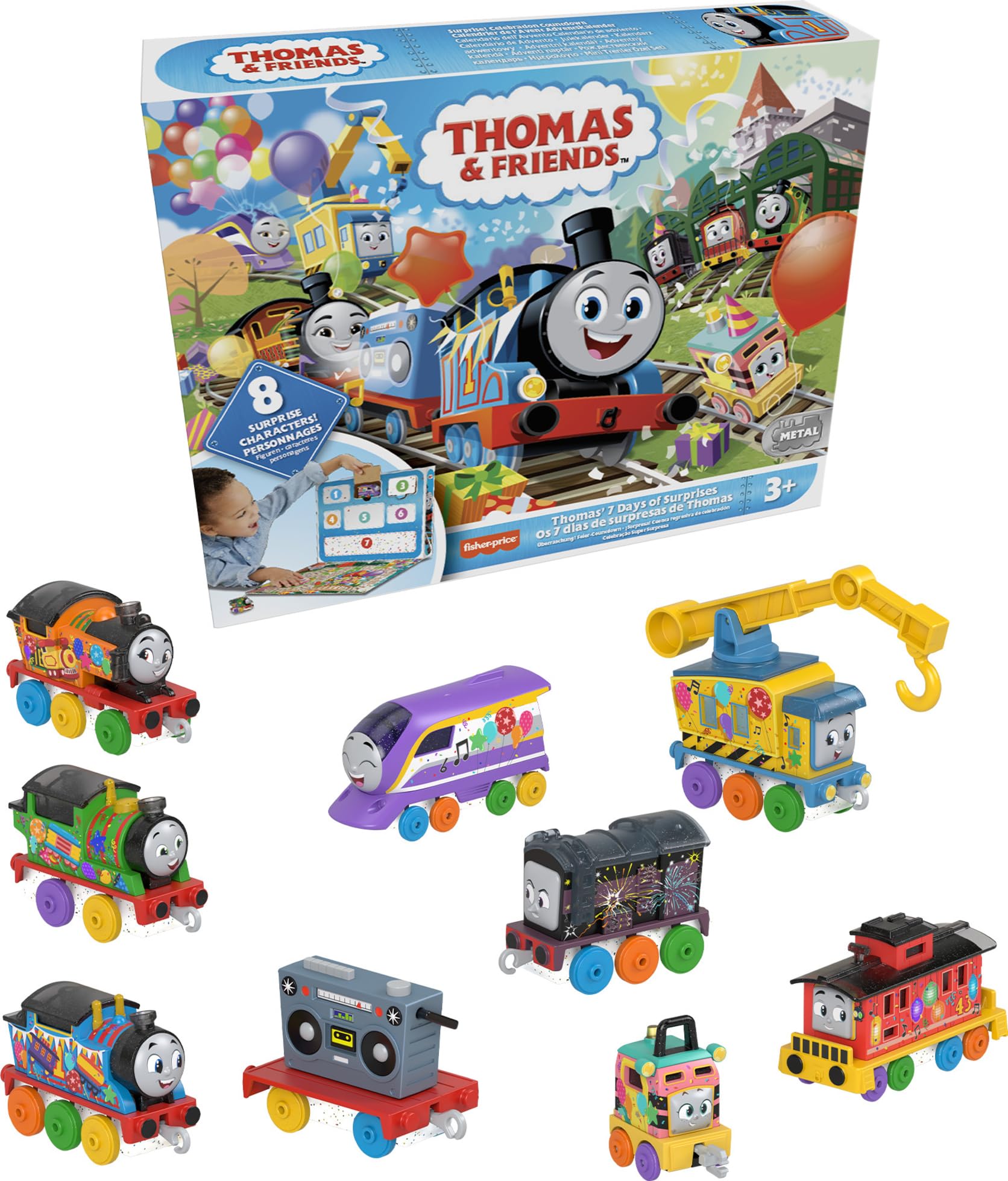 Set De Juguetes Toy Trains Los 7 Días De Sorpresas De Thomas Thomas & Friends - Venta Internacional.