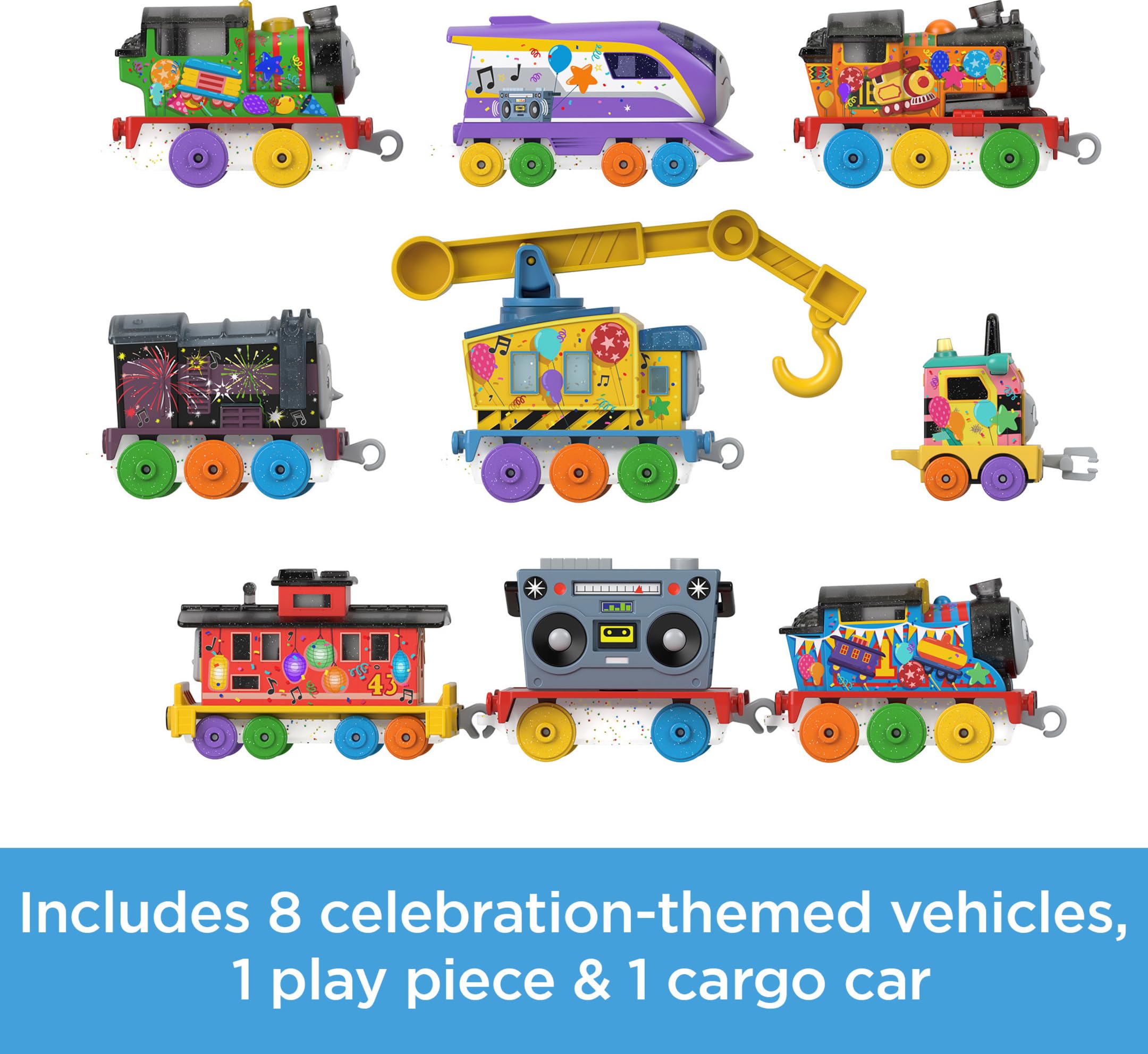 Foto 4 | Set De Juguetes Toy Trains Los 7 Días De Sorpresas De Thomas Thomas & Friends - Venta Internacional.