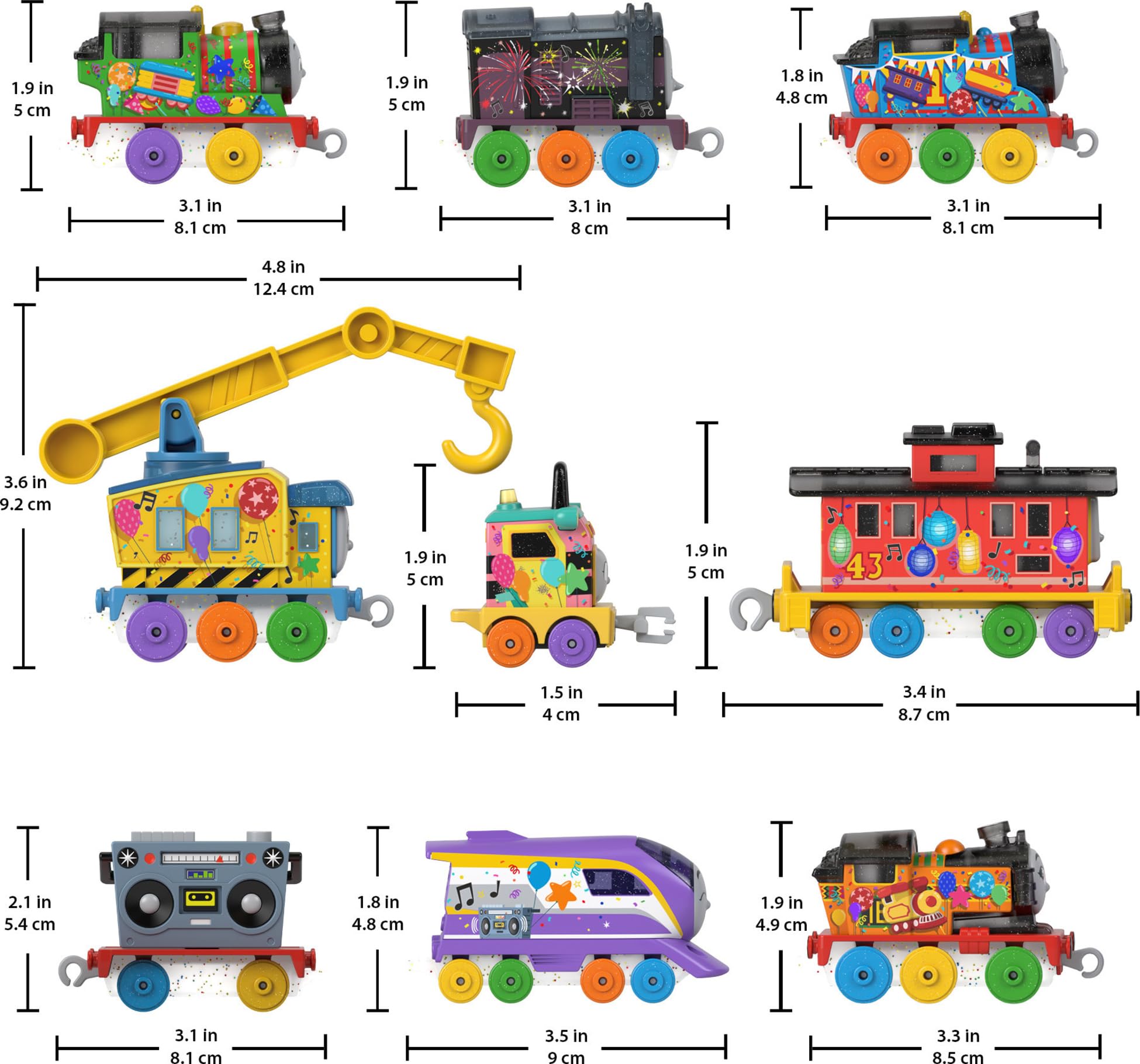 Foto 6 pulgar | Set De Juguetes Toy Trains Los 7 Días De Sorpresas De Thomas Thomas & Friends - Venta Internacional.