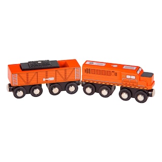 Foto 2 | Set De Ferrocarril De Madera Battat Classic Trains, 6 Piezas, Magnético, 3 O Más - Venta Internacional.