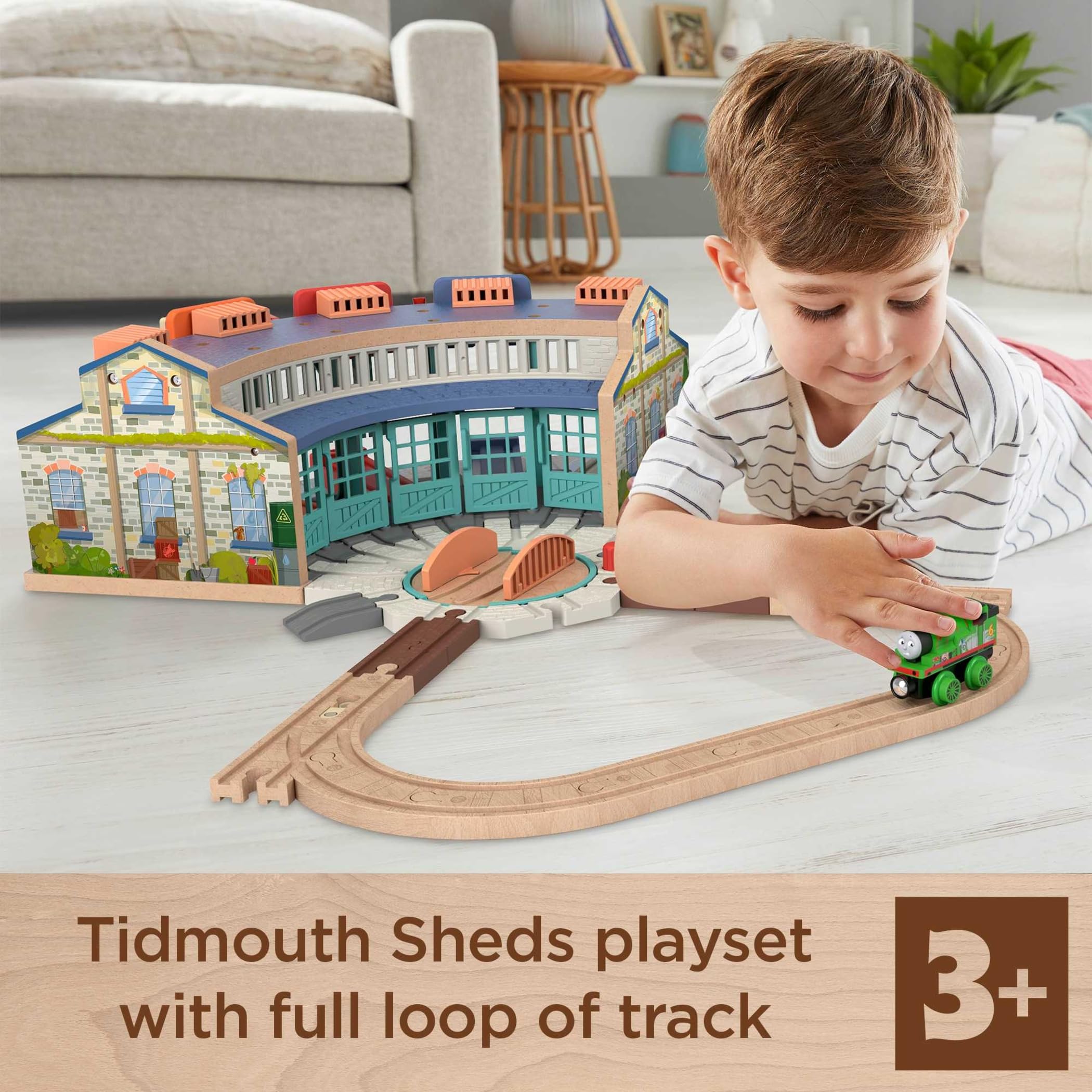 Foto 4 pulgar | Set De Iniciación Toy Train Track Thomas & Friends Tidmouth Sheds - Venta Internacional.