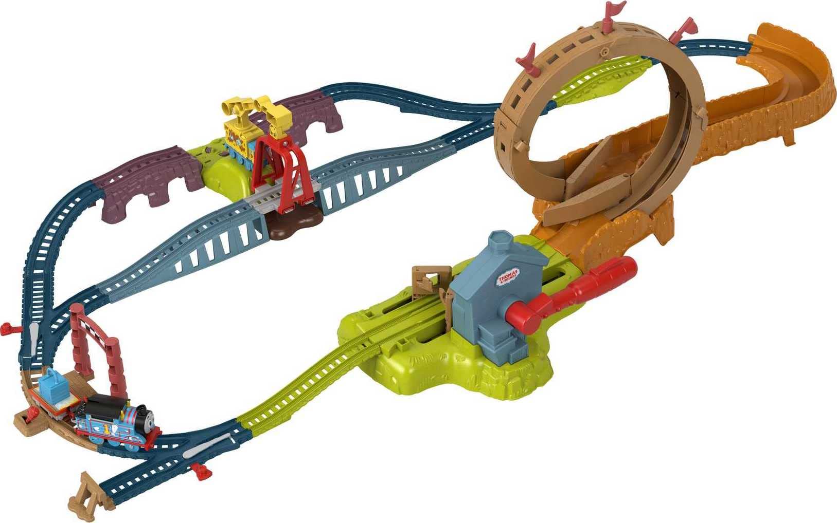 Foto 2 pulgar | Set De Tren De Juguete Thomas & Friends Loop & Launch Con Thomas 3+y - Venta Internacional.