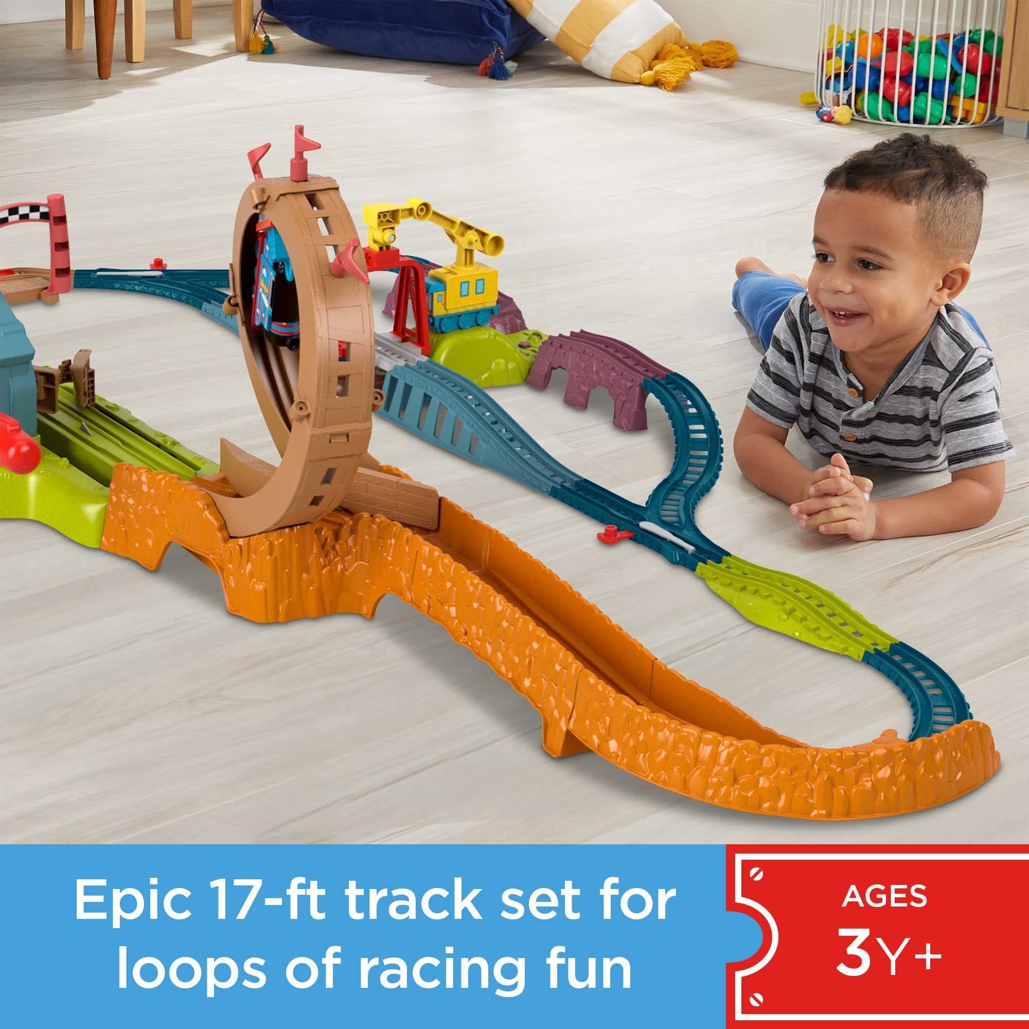 Foto 4 pulgar | Set De Tren De Juguete Thomas & Friends Loop & Launch Con Thomas 3+y - Venta Internacional.