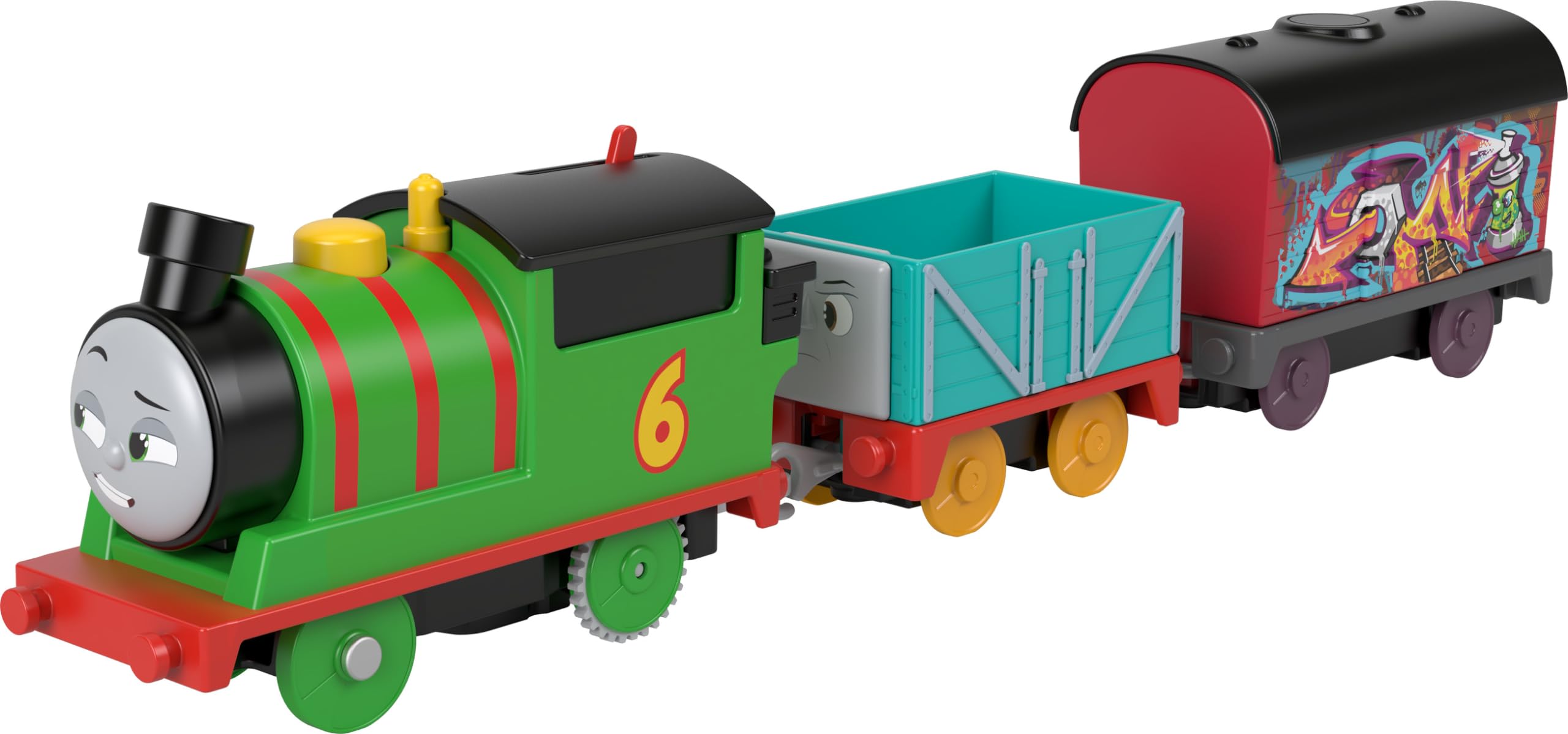 Tren de Juguete Motorizado Thomas & Friends Graffiti Percy - Venta Internacional