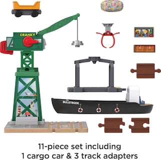 Foto 5 | Set De Tren De Juguete Thomas & Friends Wooden Railway Brendam Docks - Venta Internacional.